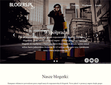 Tablet Screenshot of blogers.pl
